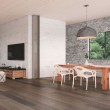 Parquet contrecollé chêne vieilli Clayva Oak